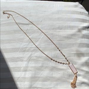 Long Necklace with Tassels